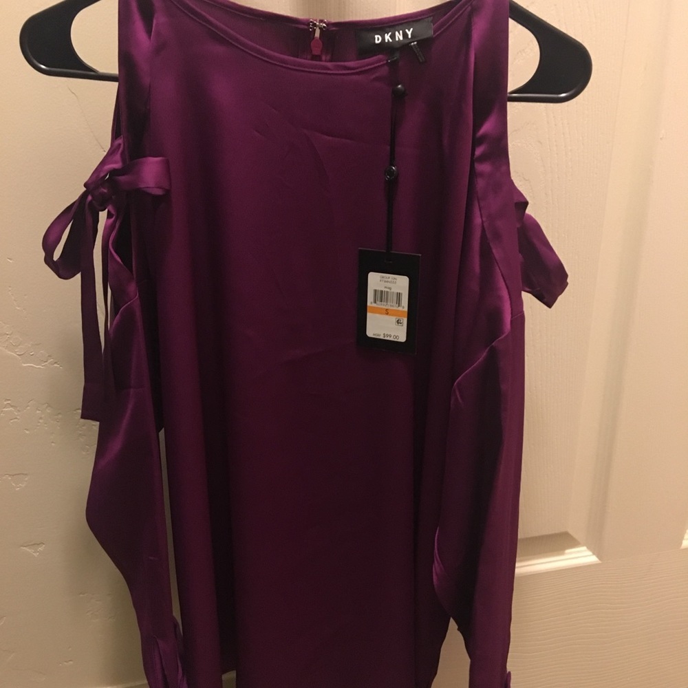 DKNY Magenta blouse